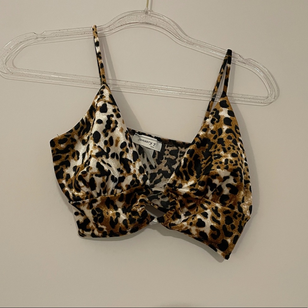 Cheetah Print Tank Top